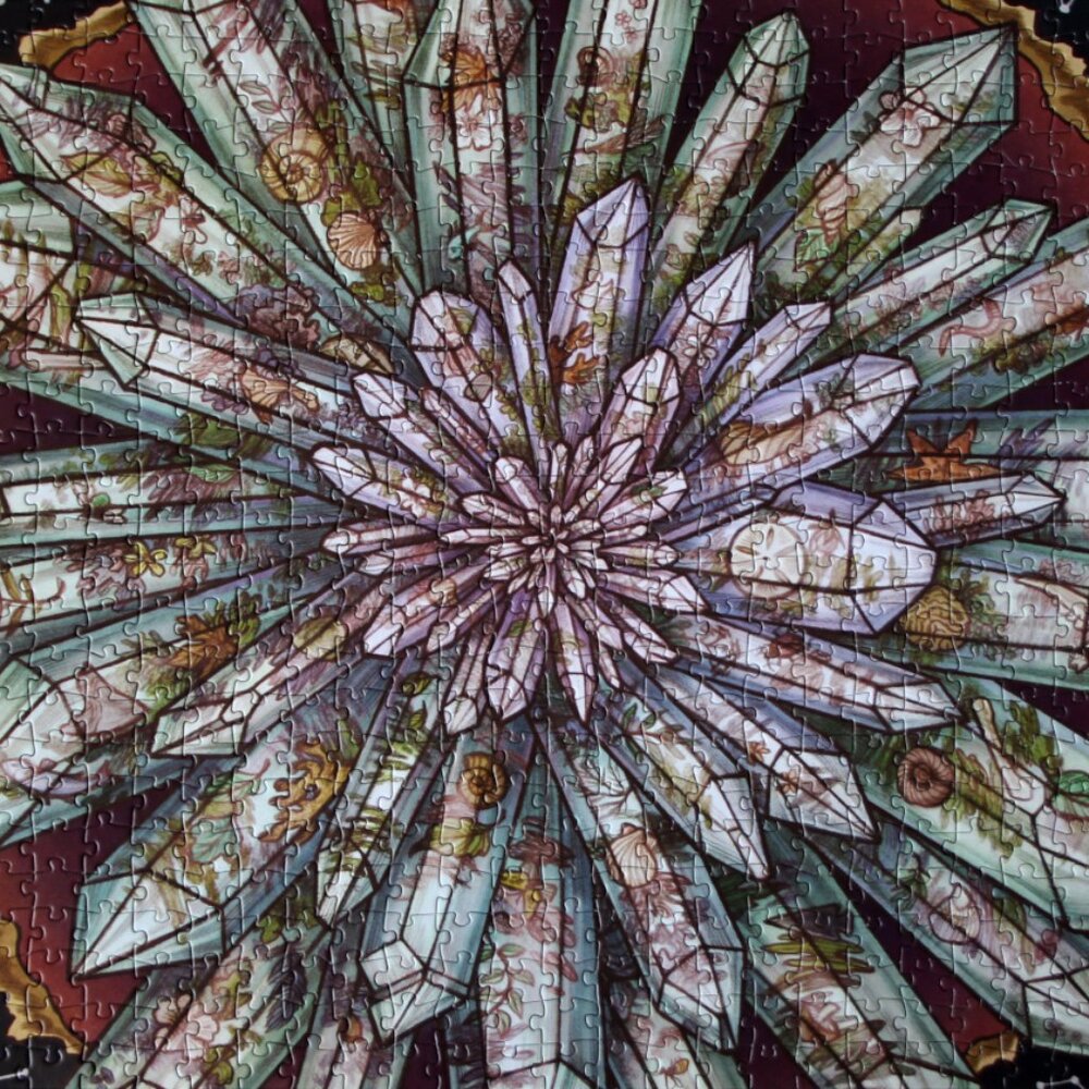 Garden quartz, 750 piece puzzle, Storey puzzle